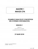 EXAMEN D’ANALYSE ET CONCEPTION DES SYSTÈMES D'INFORMATION