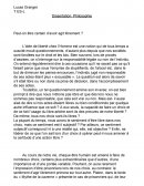 Peut on être certain d'avoir agit librement