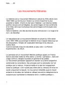 Les mouvements littéraires