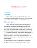 Droit des assurances