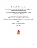 MBA Dissertation