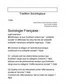 Tradition Sociologique