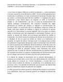 La réforme de la constitution