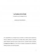 Scénario de court métrage La hauteur de la fente