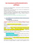 Les nouveaux professionnels de la politique