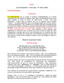 Les Contemplations – Victor Hugo – 19e siècle [1856] Elle était déchaussée