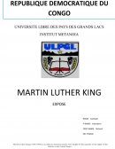 Exposé sur Martin Luther King