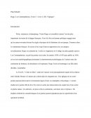 Plan Détaillé : Les Contemplations, Livre II, XII, "Eglogue"