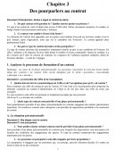 Pourparlers au contrat