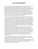 Spaces and Exchanges