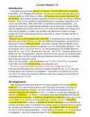 Lecture linéaire les obsèques de la lionne