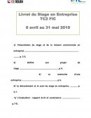 Rapport de stage en entreprise