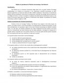Fiche de lecture, mythes et paradoxe de l'histoire économique