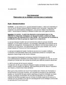 Élaboration de la stratégie commerciale et marketing de Dassault Aviation