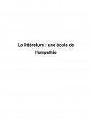 La littérature - une école de l'empathie