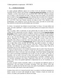 Culture Generale Et Expression Bts Mco Synthese Loujackson