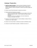 Comptabilité, analyse financière