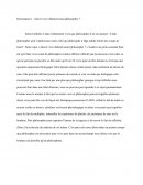 Faut-il vivre d'abord, philosopher ensuite ?