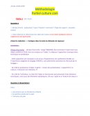 Méthodologie BTS Communication Culture de communication