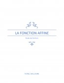Les fonctions affines