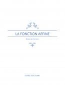 Les fonctions affines