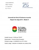 Rapport de stage à Scan & Trust