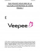 VEEPEE et sa culture d'entreprise