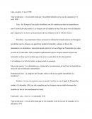 Fiche d'arrêt de l'assemblée plénière de a cour de cassation du 15 avril 1998 et arrêt du 1er décembre 1976