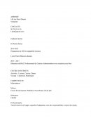 Curriculum vitae