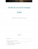 Etude de cas de la marque Zara