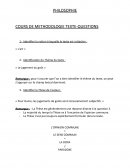 Cours de méthodologie texte-questions