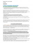 Organisation administrative