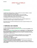 Droit de la famille