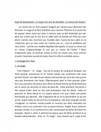 Le Rouge Et Le Noir De Stendhal Dissertation Evamathalay