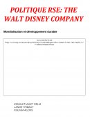 Politique RSE Disney compagnie