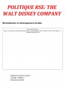 Politique RSE Disney compagnie