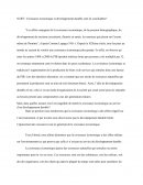Croissance économique et développement durable sont-ils conciliables?