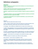 Definitions de cartographie