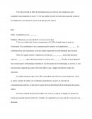 Lettre de présentation