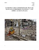 Le drame du rana plaza et les conditions de travail