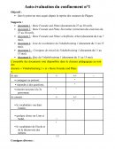 Auto-évaluation du confinement