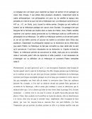 Dissertation sur le langage