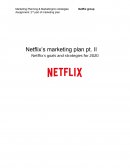 Marketing Planning & Marketingmix strategies plan, Netflix group