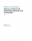 Installer un Windows Server 2019 (Oracle VirtualBox)