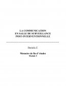 La communication en sspi
