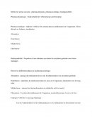 Révision pharmacologie S1 IFSI