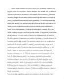 Une constitution, pourquoi faire?
