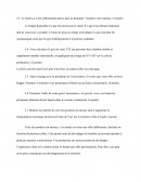Exercice sur l'offre de vente
