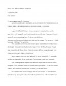 Lettre De Soleiman à son frère (sujet imaginaire)