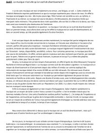 La Musique N Est Elle Qu Un Outil De Divertissement Compte Rendu Jerem672